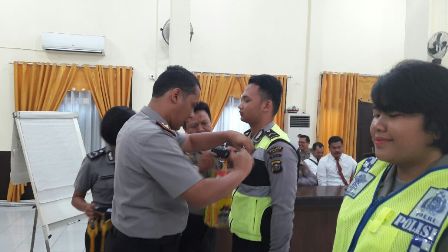 Polres Inhil Gelar Pelatihan Fungsi Teknis Lantas